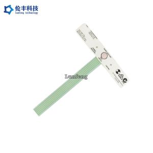 Custom Made Tactile Membrane Keypad PET 3M468 Rear Adhesive