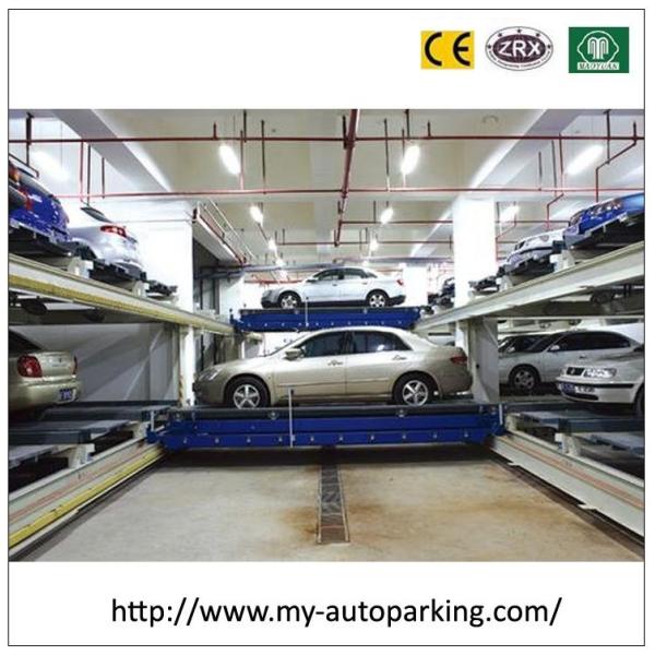 Quality Five Level PLC Control Automated Conveyor Robtic Cart Garage Car Stacking System for sale