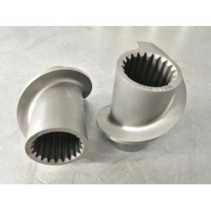 Buy cheap ZE77 Involute Inner Spline Neutral Extruders Screw Elements Kneading Block from wholesalers