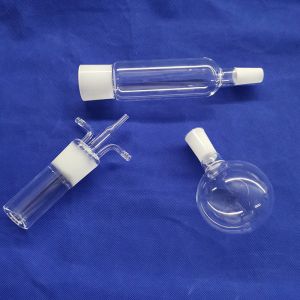 Buy cheap Customized Clear Quartz Glass Tube Reactor With Belt Grinding Mouth Fused Silicon from wholesalers