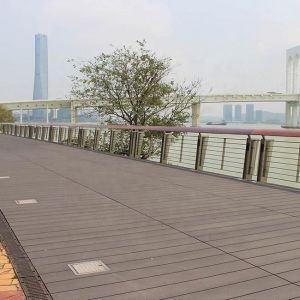 Buy cheap Co Extrusion Exterior WPC Decking Hollow Composite Decking Board from wholesalers