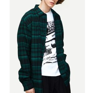 Buy cheap New Collection Long Sleeve Plaid Oversozed Shirts for Men from wholesalers