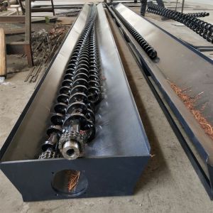 Buy cheap Easy Operation Screw Conveyor Factory Direct Spiral Auger Hollow Square Steel Screw Chip Conveyor Screw Shaft from wholesalers