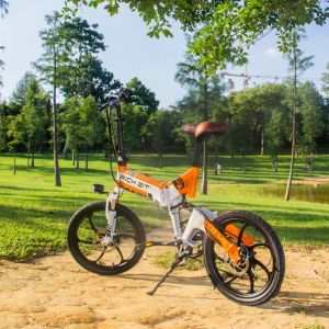 Buy cheap Portable 20 Inch Folding Electric Bike 48v Lithium Battery Top 730 from wholesalers