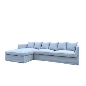 Buy cheap Fabric Removable Slipcover Sofa With Removable Cushion Covers Feather Cushions from wholesalers