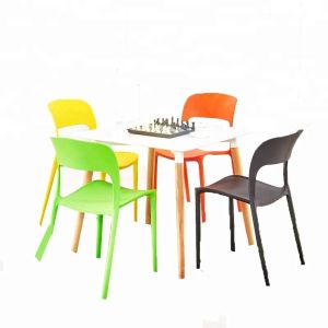 China multi-purpose simple high-back stackable chair