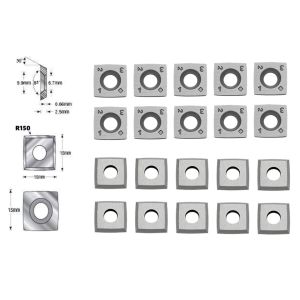 Buy cheap Tungsten Carbide Indexable Inserts / Woodworking Set with Inserts from wholesalers
