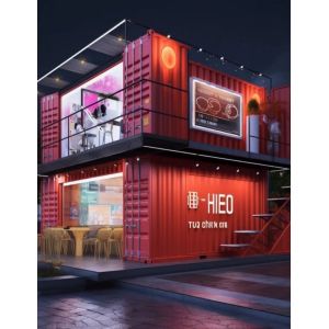 Easy Assemble Prefabricated Detachable Container House with Light Steel
