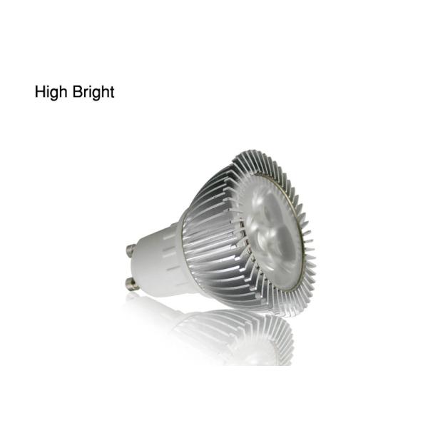 Buy cheap 3W AC 90 - 240V 5000 - 10000K High Power LED GU10 Spot Light Bulb For Amusement from wholesalers