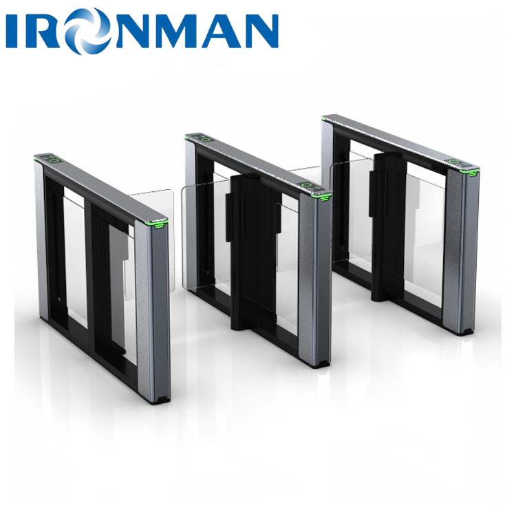 Buy cheap Auto Glass Security Turnstiles , Sliding Turnstile Barrier Gate With Read Card from wholesalers