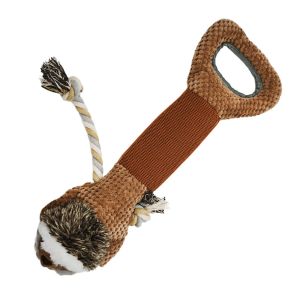 Buy cheap Dog Plush Toy Indestructible Squeaky Tug With Cotton Crinkle Paper from wholesalers