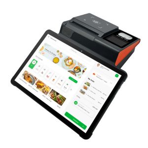 Bluetooth Tablet Restaurant POS Black / White POS System For Android