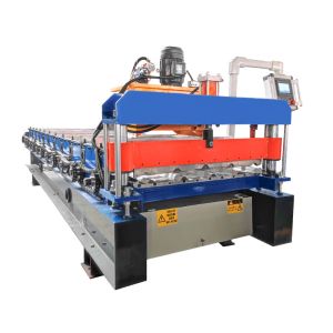 Buy cheap Roofing Sheet Roll Forming Machine for 0.2-0.8mm PPGI and GI Material Thickness from wholesalers