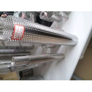 Buy cheap SS304 Straight Seam Welded Perforated Metal Tubes water treatment from wholesalers