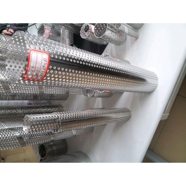 Quality SS304 Straight Seam Welded Perforated Metal Tubes water treatment for sale