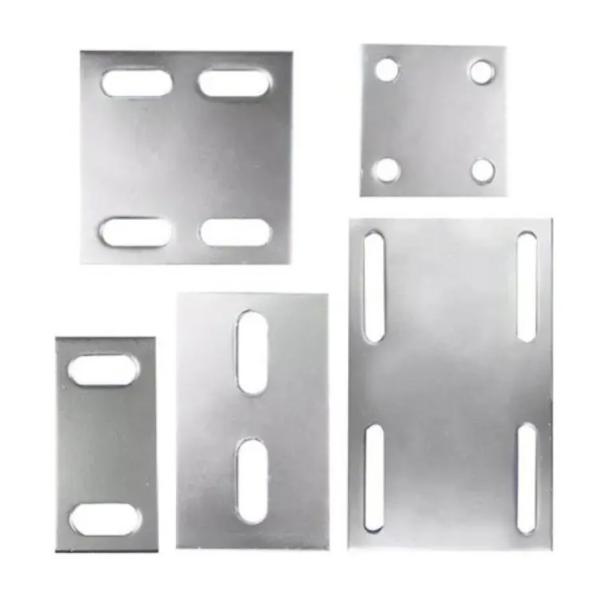 OEM Embed Plate Galvanized Concrete Steel Plate With 2 Holes 4 Holes Embedded