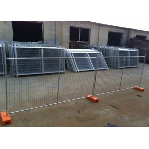 Buy cheap 14 microns hdg pre-galvanized temporary fencing panels 2100mm x 2400mm od 32 x 1.40mm mesh 60mm x 150mm from wholesalers