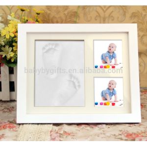 Wooden Baby Clay Frame Customized New Style Baby Photo Frame