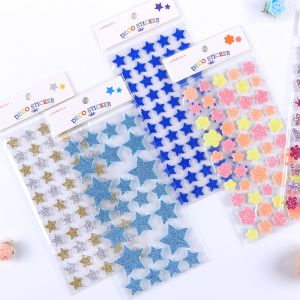 Buy cheap Manual Account Luminous Star Stickers 1.25mm Mobile Back Sticker from wholesalers