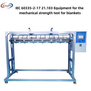 China Testing Blankets Mechanical Strength Test Apparatus IEC60335-2-17 Figure BB.1 To BB.3 with 33rpm/min Driving Sprocket Speed on sale