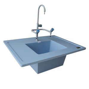 Buy cheap Sink Epoxy Lab Countertops Customized Glare Finish SGS / SEFA Certification from wholesalers