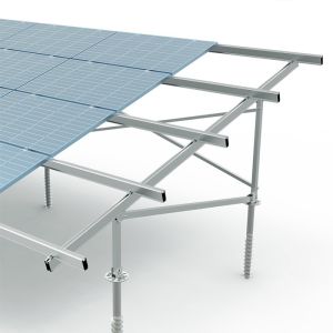 Buy cheap Anodized AL6005-T5 Aluminum Extrusion Profiles Solar Panel Bracket from wholesalers