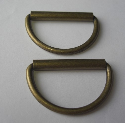 Quality Antique Brass Plating D Ring Zinc Alloy Roller Buckle for sale