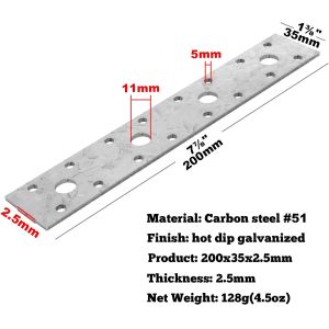 Buy cheap Galvanized Metal Fixing Bracket for Wood Repair Single-side Bracket 2-2.5mm Thickness from wholesalers