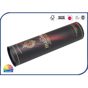 Buy cheap Whisky Wine Paper Cylinder Packaging Boxes Cardboard Roll Packaging from wholesalers