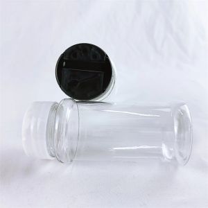 Buy cheap 100ml Clear Plastic Spice Bottle With sifter Lid Seasoning packaging from wholesalers
