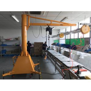 Buy cheap OEM ODM 650cm To 1000cm Swing Arm Jib Crane Flexible Rotation from wholesalers
