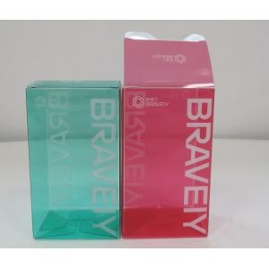 Buy cheap 0.2mm Folding Clear PVC Packaging Box Glossy Varnishing from wholesalers