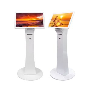 Buy cheap 21.5'' floor standing WIFI Multi Touch mini totem All In One PC LCD Kiosk With Printer from wholesalers
