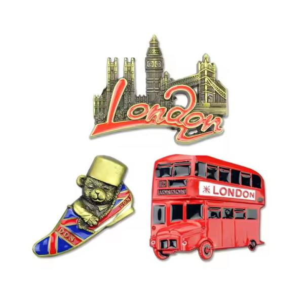 Metal Fridge Magnets Souvenir Gift Local Landmark Building