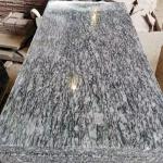 Buy cheap Spray White Sea Wave Flower granite grave slab granite memorial slabs OEM from wholesalers