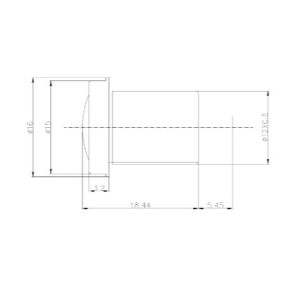 Buy cheap 1/3" 1.3mm 3 Megapixel Panoramic lens, wide angle lens Fisheye lens CCL13013MP S mount Megapixel from wholesalers