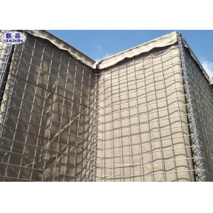 Buy cheap Custom Military Gabion Box / Galvanized Military Sand Wall from wholesalers
