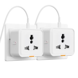 Buy cheap Tuya Smart Home Plug: Universal Type-C 16A WiFi RF433 Travel Adapter Socket with App Control, Voice Assistant Compatibility, and Energy Monitoring product