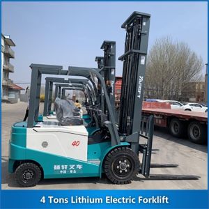 Buy cheap 4 Tons Lithium Electric Power Forklift CPD40 4000KG from wholesalers