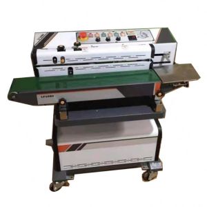 Vacuum Nitrogen Gas Flushing Sealing Machine, External Gas Flushing Vertical