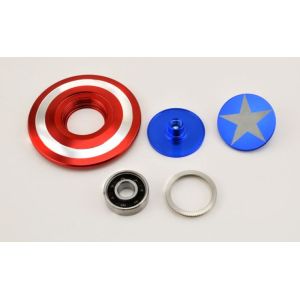 Captain America Si3n4 hybrid ceramic bearing fidget spinner,hand spinner 1114