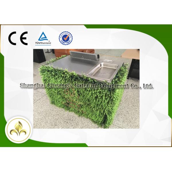 Buy cheap Professional Evergreen Mobile Teppanyaki Grill For Steak Overhead Exhaustion from wholesalers