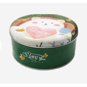 0.35mm Thickness Tinplate Cookie Tin Box Offset Printing