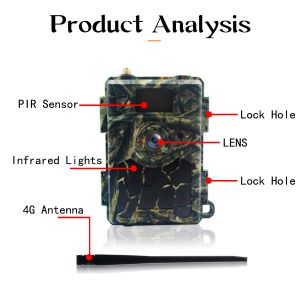 Buy cheap 2.4 Inches Screen Mobile Trail Camera CMOS Cellular 24MP 4g Lte Trail Camera from wholesalers