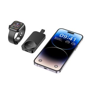 Buy cheap 1000mAh Power Bank Wireless Charging Wireless Power Bank 2 In 1 For Apple Watch from wholesalers