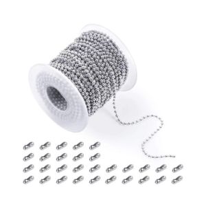 Buy cheap 4.5mm Polished 304 Stainless Steel Ball Chain for Window Curtain and Decoration from wholesalers