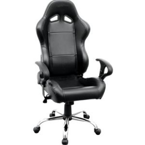 China Folding PVC black  Racing Office Chair  Boss Seating Chairs Gaming seats chairs with single adjustor on sale