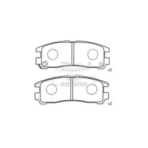 Buy cheap Buick Regal/ GL8,Ceramic Brake Pad,D698,12510016,R from wholesalers
