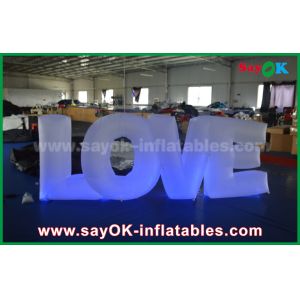 Colorful Inflatable Lighting Decoration Letter Love With Led light For Party or