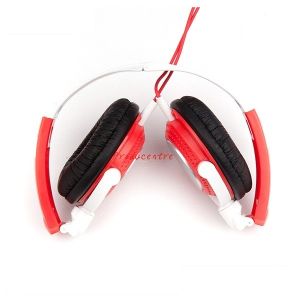 Buy cheap classic design	fashionable many color headphone with white point in ear cover and foldable headband from wholesalers